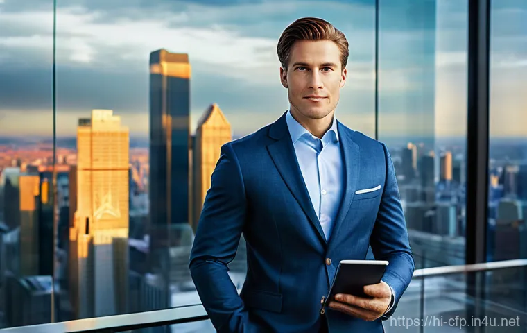 CFP 자격증 활용 사례 연구 - **Prompt 1: Empowering Financial Futures**
    A bright, modern office setting where a diverse group...